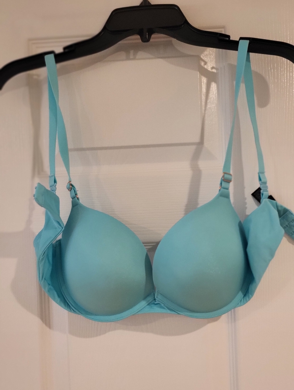Light Blue T-Shirt Bra - Smooth Padded Support